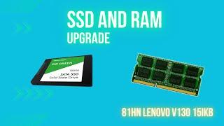 81HN LENOVO V130 15IKB SSD and RAM Upgrade