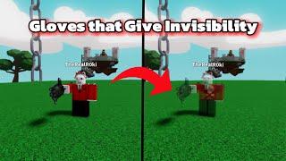 Gloves that Turn You Invisible | Slap Battles Roblox