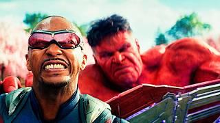Red Hulk vs Sam Wilson Fight Scene Recap | Captain America Brave New World Ending & Final Battle