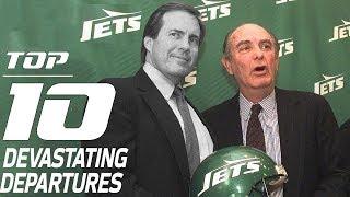 Top 10 Devastating Departures | NFL Films