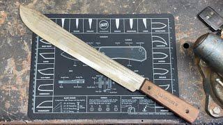 Ontario old hickory 14” butcher knife as a machete