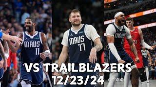 Dallas Mavericks Team Highlights vs the Trailblazers (12.23.2024)