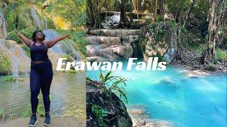 Travel Vlog: Climbing Erawan Falls in Kanchanaburi