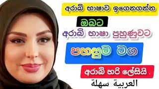 සිංහලෙන් අරාබි භාෂාව ඉගෙනගමු .( වීඩියෝ කීපයක් එකට )  Let's learn arabic in Sinhala - Mix videos.