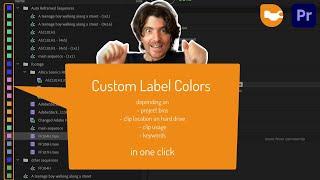 Premiere Pro: Create Custom Automatic Label Color Rules