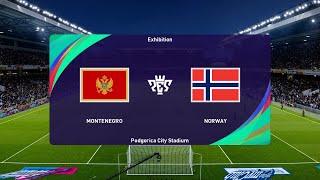 Montenegro vs Norway | Europa - Clasificación WC Europa | Norway VS Montenegro Gameplay Pes 2021