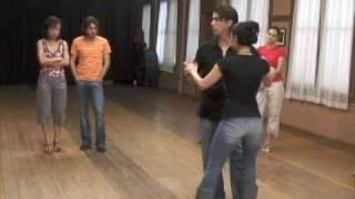 shared axis turns-colgadas in side step of molinete Part 1