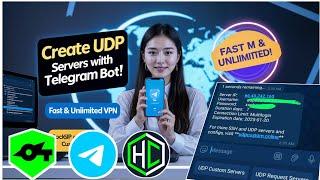 How to Create UDP Custom & UDP Request Servers Using Telegram Bot