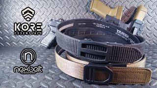 Kore Essential Gun Belt vs. Nexbelt Ultimate Carry Belt