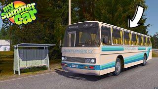 NEW BUS DRIVER JOB - DRIVING THE BUS AROUND PERAJARVI TO MAKE MONEY | My Summer Car Mod #82