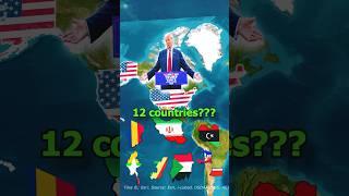 Mr Trump BANNED 12 Countries...