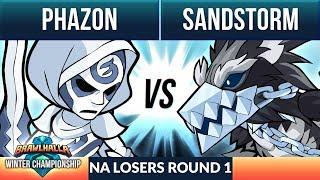 Phazon vs Sandstorm - L Round 1 - Winter Championship NA 1v1 Top 8