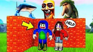 Build to Survive with ITALIAN BRAINROT & Tung Tung Sahur in Roblox 