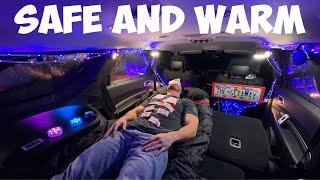 Solo Car Camping w/ Hand Warmers for Heat | Winter Camping Off-Grid with SUV