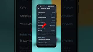 Telegram Account Auto Delete Set-up | Telegram Account Delete #shorts