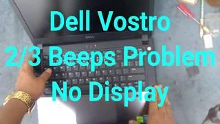 Dell 15-3521 No display 3 Beep sound Black Screen Solve In few Minutes |  solution dell problem |