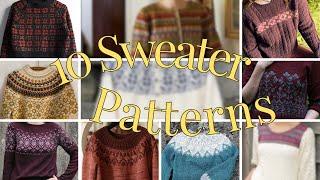 10 Colourwork Patterns for Autumn Knitting and Knitinspiration