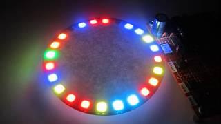 Neopixel Ring without ARDUINO! + source file (RGB LED WS2812 без АРДУИНО! + исходник)