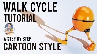 Maya Walk Cycle Tutorial - Character Animation Tutorial | Step by step animation process