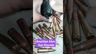 Brazilian Akm Gun Rounds #brazil #brazilian #gun #rifle #shorts  part [486]