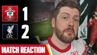 LOADS OF CHANGES, STILL GREAT! | SOUTHAMPTON 1-2 LIVERPOOL | MAYCH REACTION