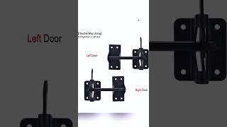 Heavy Duty Automatic Gate Latch for Wooden Fences,Self Locking Metal Gates for Vinyl Fence Outswing