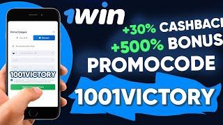 1WIN PROMO CODE "1001VICTORY" - 500% DEPOSIT BONUS + 30% CASHBACK