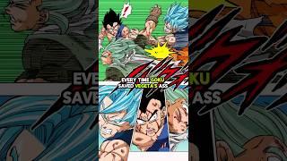 Everytime Goku saved Vegeta's ass?!