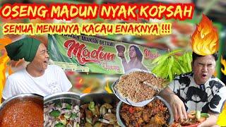 MADUN OSENG NYAK KOPSAH ENAKNYA GA ADA LAWAN‼️JENGKOL CABE BAWANGNYA BIKIN NAGIH!#madunoseng