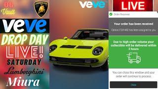 VeVe Drop Day LIVE - LAMBORGHINI Miura Blind Box Digital Collectibles NFT Drop! Good Luck!!