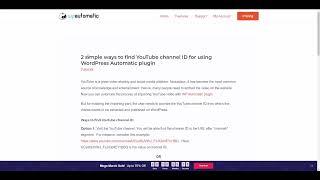 WP Automatic Plugin for Importing YouTube Videos