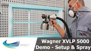 Wagner XVLP 5000 FinishControl Demo - Setup & Spraying