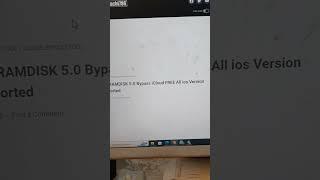 Bypass Icloud Free For All Ios Versions Supported With 007-ramdisk 5.0