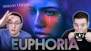 WE BINGED EUPHORIA! *REACTION* FIRST TIME WATCHING SEASON 1