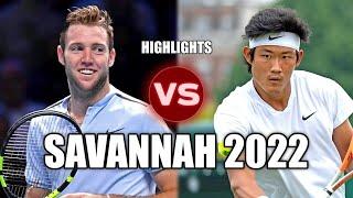 Jack Sock vs Zhizhen Zhang SAVANNAH 2022 Highlights