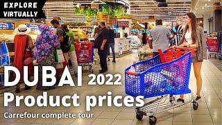 [4K] Dubai product prices | Carrefour hypermarket complete walking tour 2022