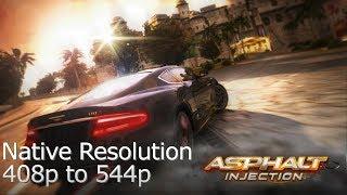 Asphalt Injection - Native Resolution Framerate Test for PS Vita