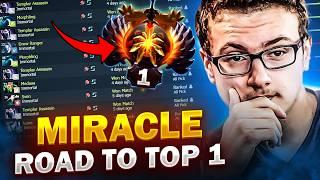 MIRACLE IS BACK FOR REAL !! Road to TOP 1 MMR Rank Dota 2