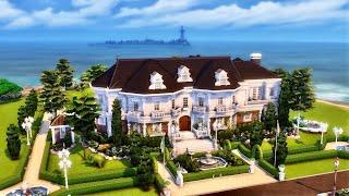 Coastal Mansion II Tour II The Sims 4 II No CC II Прибережний маєток