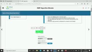 KMP Bascis | Virtual Labs