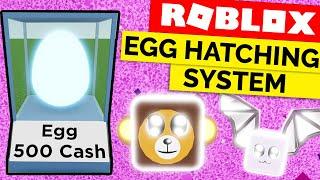 How To Make An EGG HATCHING SYSTEM - Roblox Studio Scripting Tutorial