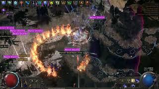 path of exile 2 - lightning arrow deadeye new herald setup breach showcase