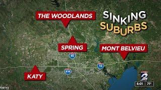 Suburbs sinking at substantial rate in The Woodlands, Spring, Katy and Mont Belvieu