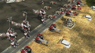 USA BOSS vs 7 USA Cybernetic - Command & Conquer Generals Contra X Beta