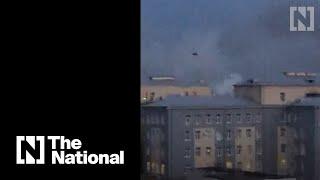 Fire breaks out in Moscow hospital treating Covid-19 patients