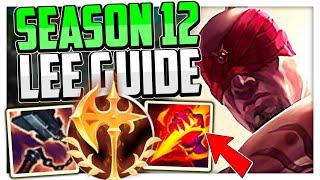 How to Play Lee Sin & CARRY for Beginners Season 12 + Best Build/Runes | League of Legends