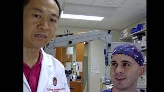 UW Madison PRS M4 Medical student Aidan O'Shea practice with Weifeng
