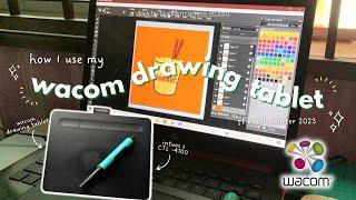 how I use my Wacom drawing tablet | digital art ️