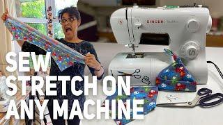 Argh! Sewing Stretch Fabric EASILY -  Abi ️  #SewwithAbi #abisden