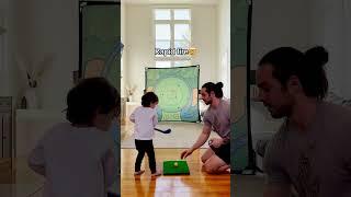 Starting ‘em young️ #battlegolf #golfgame #golftips #playbattlegolf #golf #golfer #kidsgolf